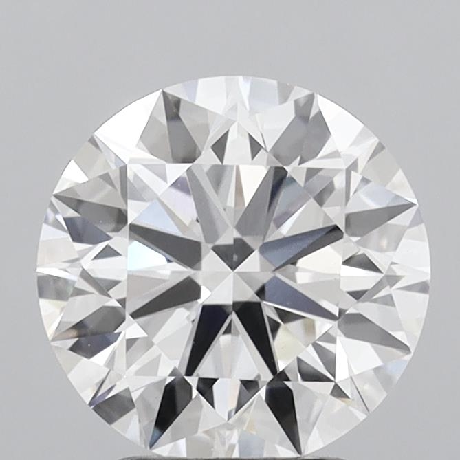 2.81 Carat Round Shaped, Ideal Cut, E Color, VVS2 Clarity, IGI Certified Lab Grown Diamond