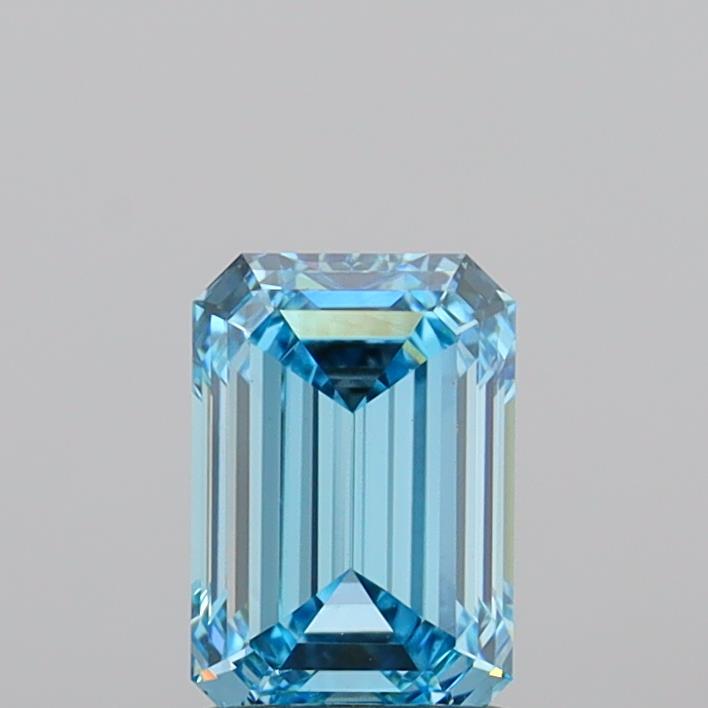 1.38 Carat Emerald Shaped, Ideal Cut, VVS2 Clarity, IGI Certified Lab Grown Diamond
