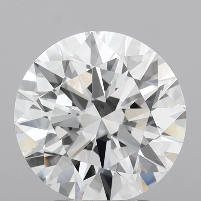 2.97 Carat Round Shaped, Ideal Cut, E Color, VVS2 Clarity, IGI Certified Lab Grown Diamond