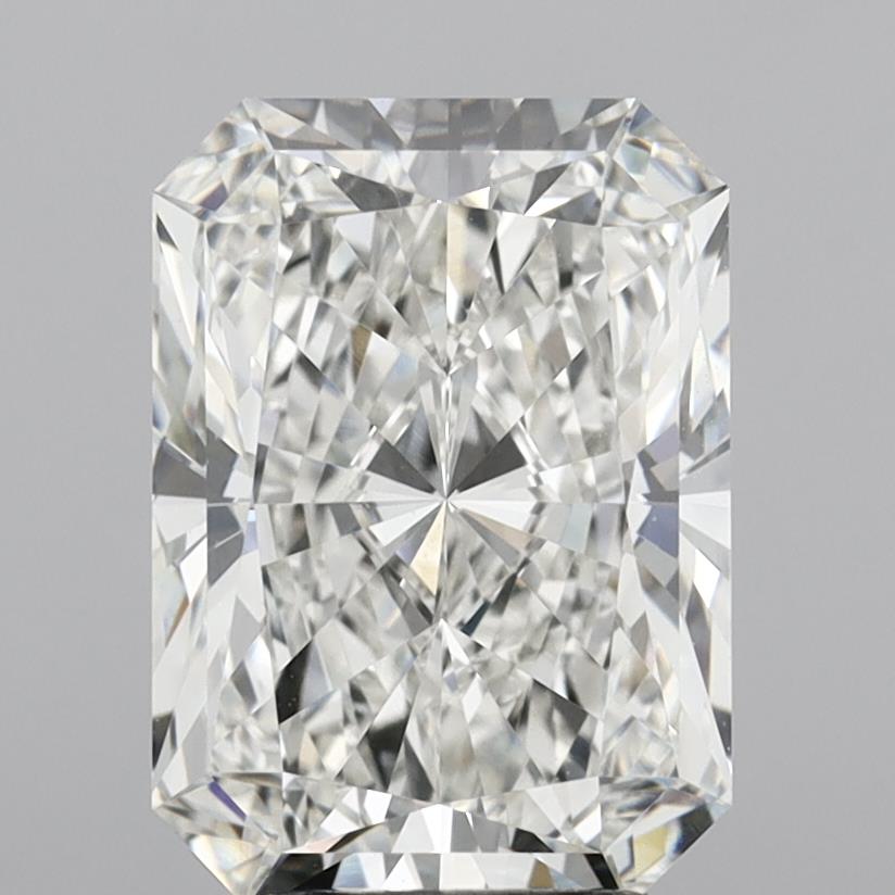 5.05 Carat Radiant Shaped, Ideal Cut, G Color, VVS2 Clarity, IGI Certified Lab Grown Diamond