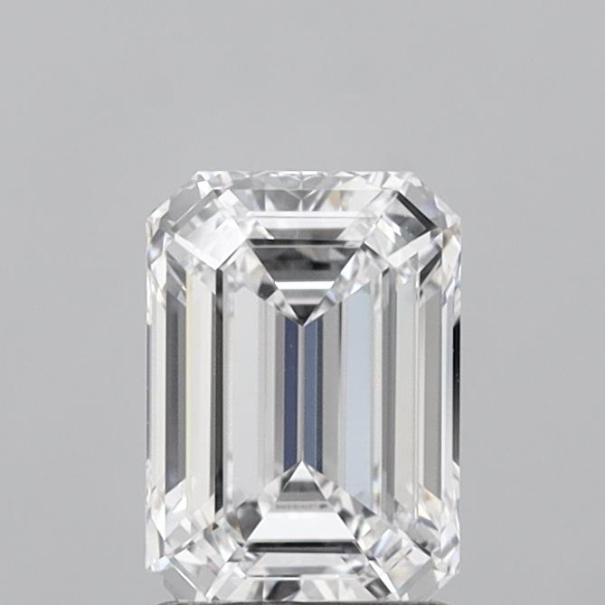 1.48 Carat Emerald Shaped, Ideal Cut, D Color, VS2 Clarity, IGI Certified Lab Grown Diamond