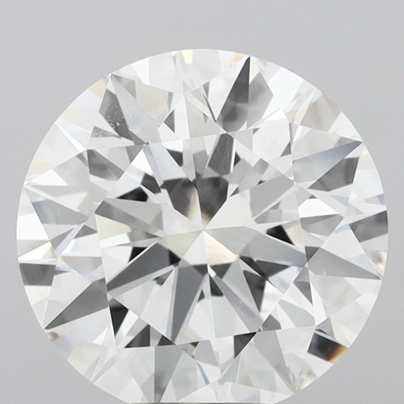 6.03 Carat Round Shaped, Ideal Cut, E Color, VVS1 Clarity, IGI Certified Lab Grown Diamond