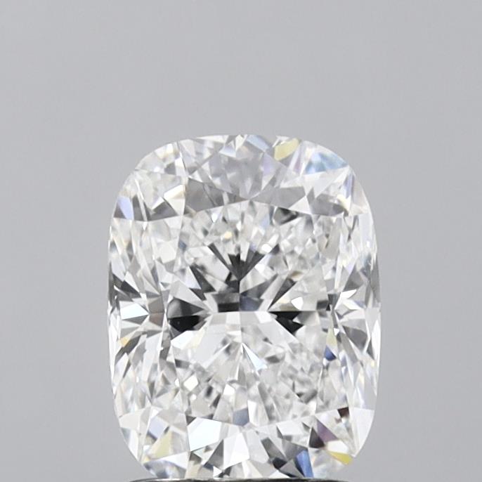 1.56 Carat Cushion Shaped, Ideal Cut, D Color, VVS2 Clarity, IGI Certified Lab Grown Diamond