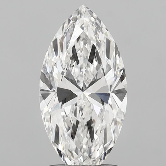 1.50 Carat Marquise Shaped, Ideal Cut, E Color, VVS2 Clarity, IGI Certified Lab Grown Diamond