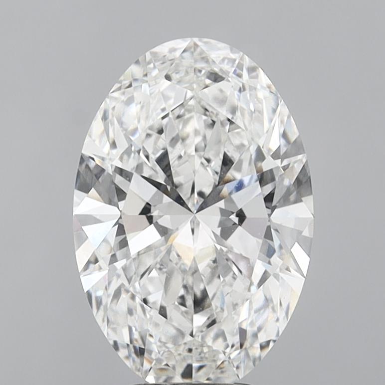 5.08 Carat Oval Shaped, Ideal Cut, F Color, VS1 Clarity, IGI Certified Lab Grown Diamond