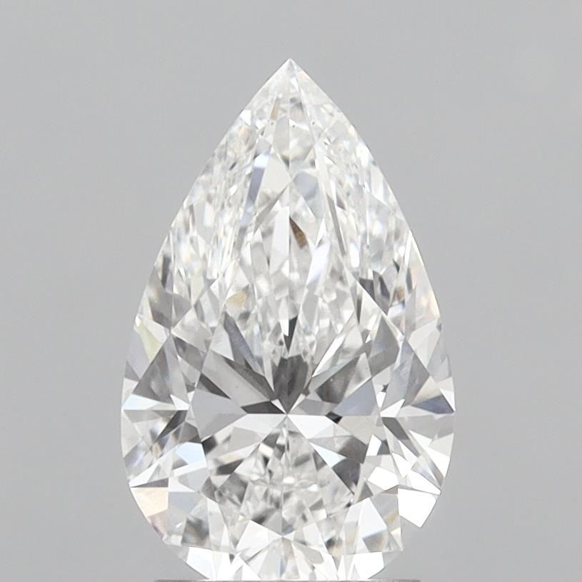 2.41 Carat Pear Shaped, Ideal Cut, E Color, VS1 Clarity, IGI Certified Lab Grown Diamond