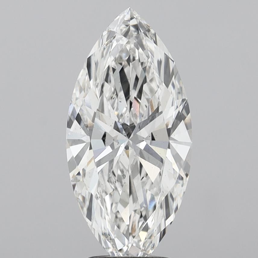 3.24 Carat Marquise Shaped, Ideal Cut, F Color, SI1 Clarity, IGI Certified Lab Grown Diamond