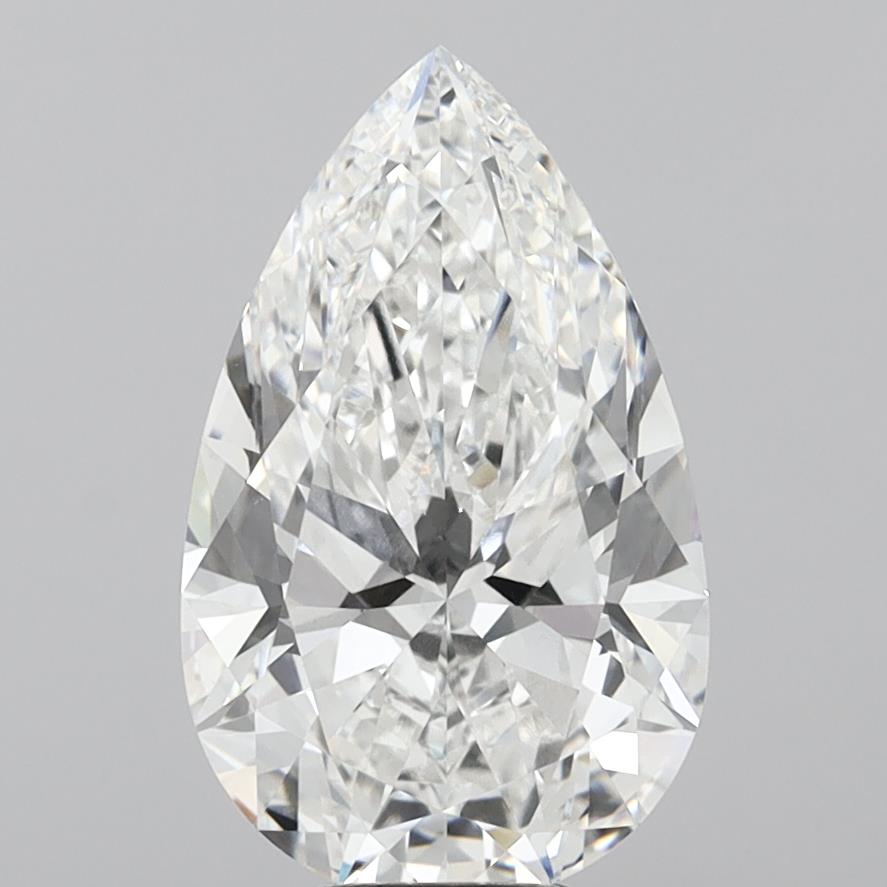 8.04 Carat Pear Shaped, Ideal Cut, E Color, VVS1 Clarity, IGI Certified Lab Grown Diamond