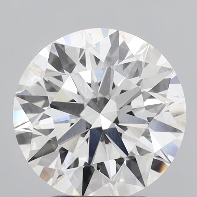 3.02 Carat Round Shaped, Ideal Cut, E Color, VVS2 Clarity, IGI Certified Lab Grown Diamond