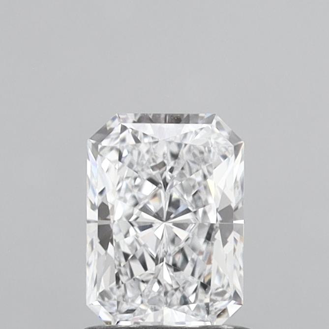 0.95 Carat Radiant Shaped, Ideal Cut, D Color, VS1 Clarity, IGI Certified Lab Grown Diamond