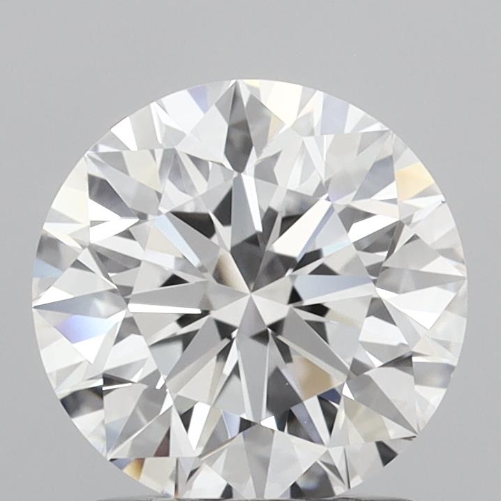 1.50 Carat Round Shaped, Excellent Cut, D Color, VVS2 Clarity, IGI Certified Lab Grown Diamond