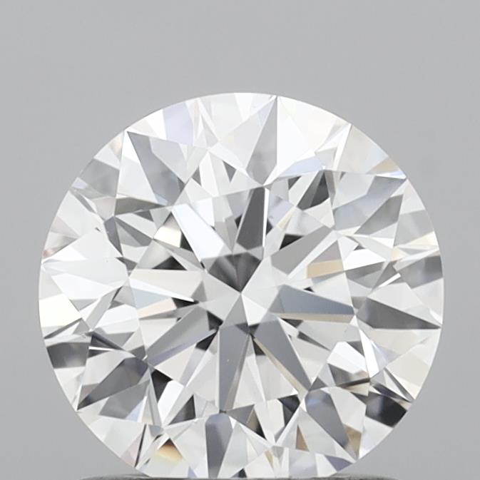 1.09 Carat Round Shaped, Ideal Cut, D Color, VVS2 Clarity, IGI Certified Lab Grown Diamond