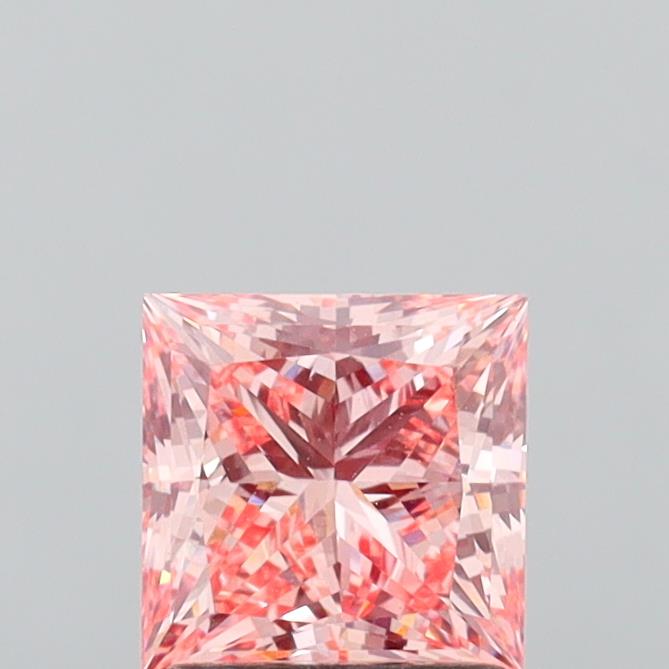 1.52 Carat Princess Shaped, Ideal Cut, VVS2 Clarity, IGI Certified Lab Grown Diamond
