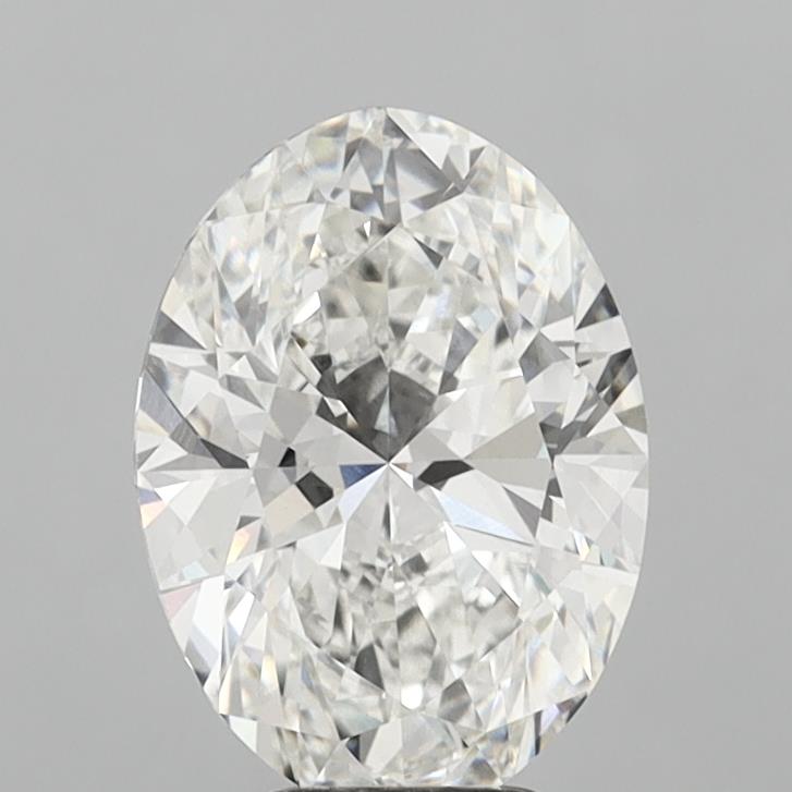 5.04 Carat Oval Shaped, Ideal Cut, F Color, VVS2 Clarity, IGI Certified Lab Grown Diamond