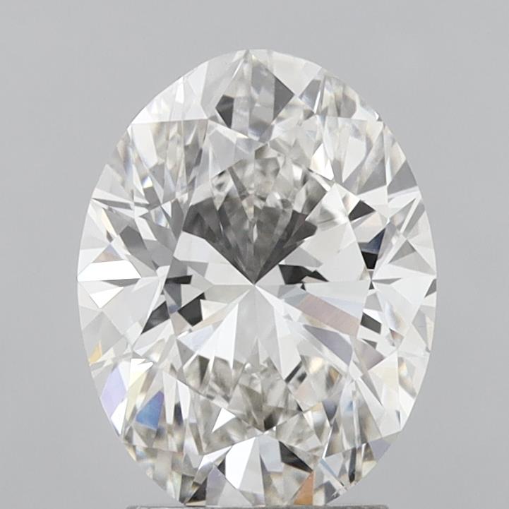 2.97 Carat Oval Shaped, Excellent Cut, G Color, SI1 Clarity, IGI Certified Lab Grown Diamond