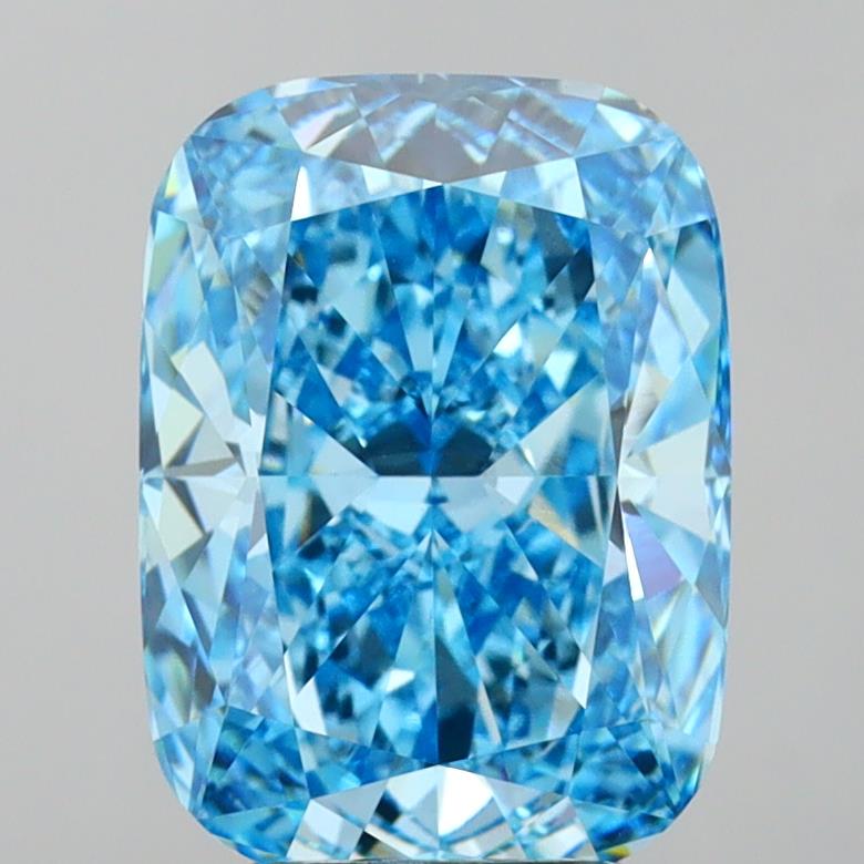 5.05 Carat Cushion Shaped, Ideal Cut, VVS2 Clarity, IGI Certified Lab Grown Diamond