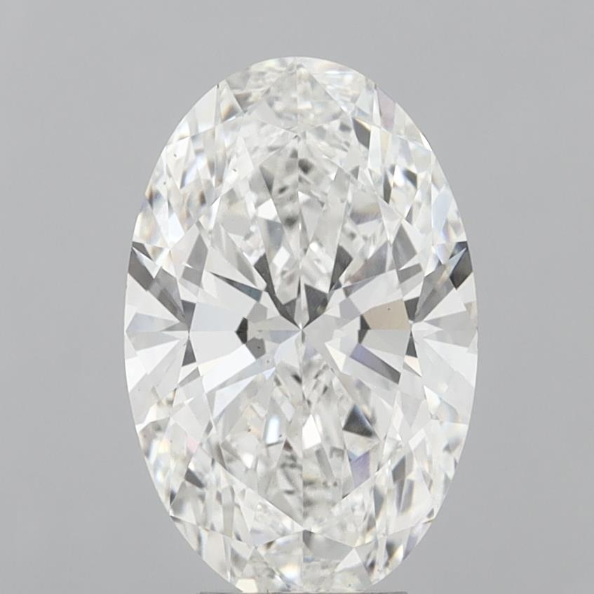 6.02 Carat Oval Shaped, Ideal Cut, E Color, VS1 Clarity, IGI Certified Lab Grown Diamond