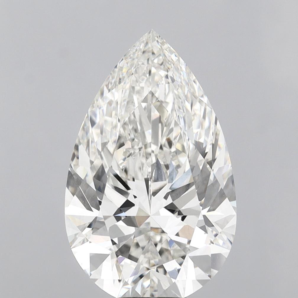 10.03 Carat Pear Shaped, Ideal Cut, G Color, VVS2 Clarity, IGI Certified Lab Grown Diamond