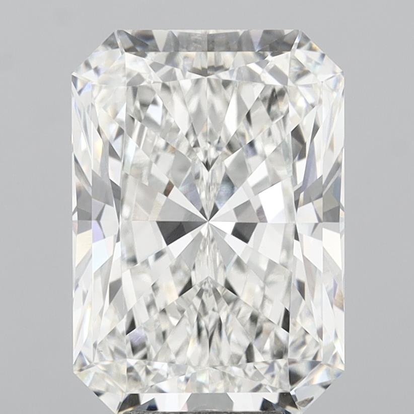 8.03 Carat Radiant Shaped, Ideal Cut, E Color, VVS1 Clarity, IGI Certified Lab Grown Diamond