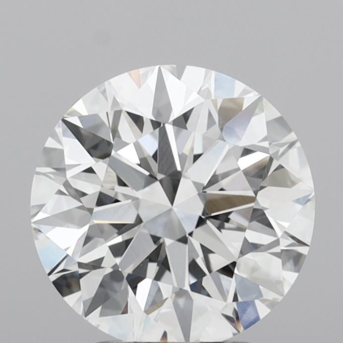 3.05 Carat Round Shaped, Ideal Cut, E Color, VVS2 Clarity, IGI Certified Lab Grown Diamond