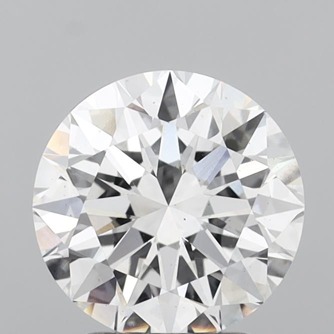 2.53 Carat Round Shaped, Ideal Cut, E Color, VS2 Clarity, IGI Certified Lab Grown Diamond