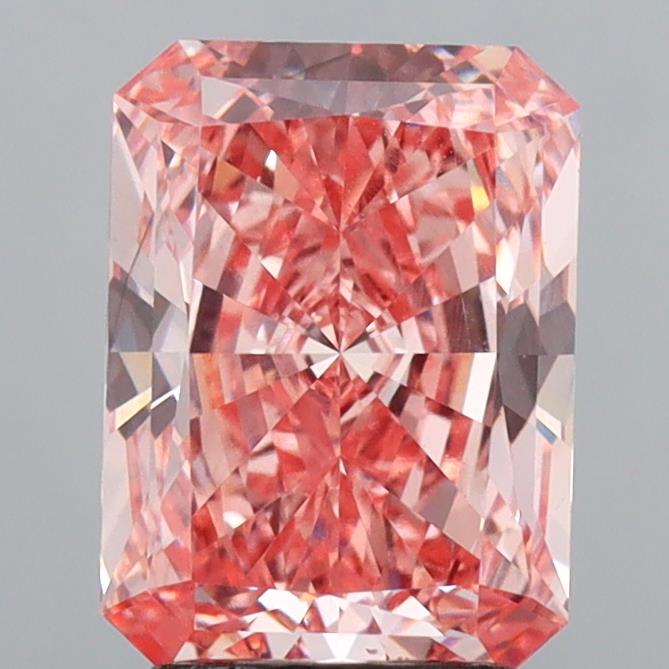 3.08 Carat Radiant Shaped, Ideal Cut, VS2 Clarity, IGI Certified Lab Grown Diamond