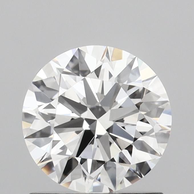 1.08 Carat Round Shaped, Ideal Cut, D Color, VVS2 Clarity, IGI Certified Lab Grown Diamond
