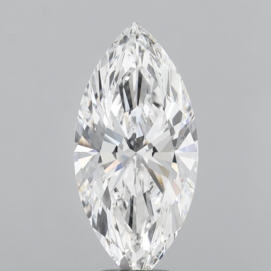 4.10 Carat Marquise Shaped, Ideal Cut, E Color, VS1 Clarity, IGI Certified Lab Grown Diamond