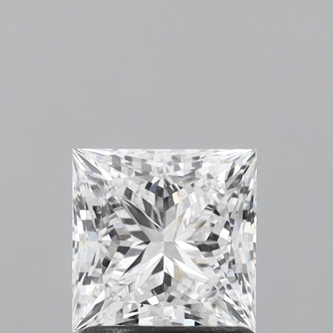 1.31 Carat Princess Shaped, Ideal Cut, D Color, VVS1 Clarity, IGI Certified Lab Grown Diamond