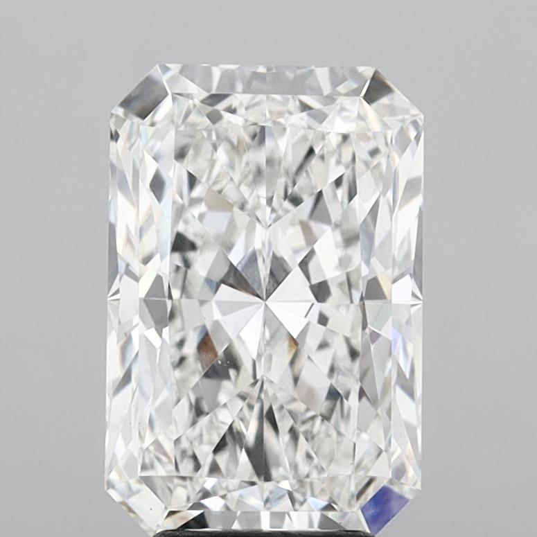 5.07 Carat Radiant Shaped, Ideal Cut, F Color, VS1 Clarity, IGI Certified Lab Grown Diamond