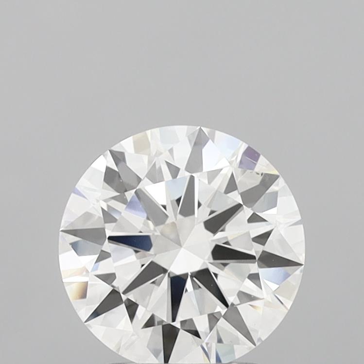 2.01 Carat Round Shaped, Excellent Cut, F Color, VS2 Clarity, IGI Certified Lab Grown Diamond