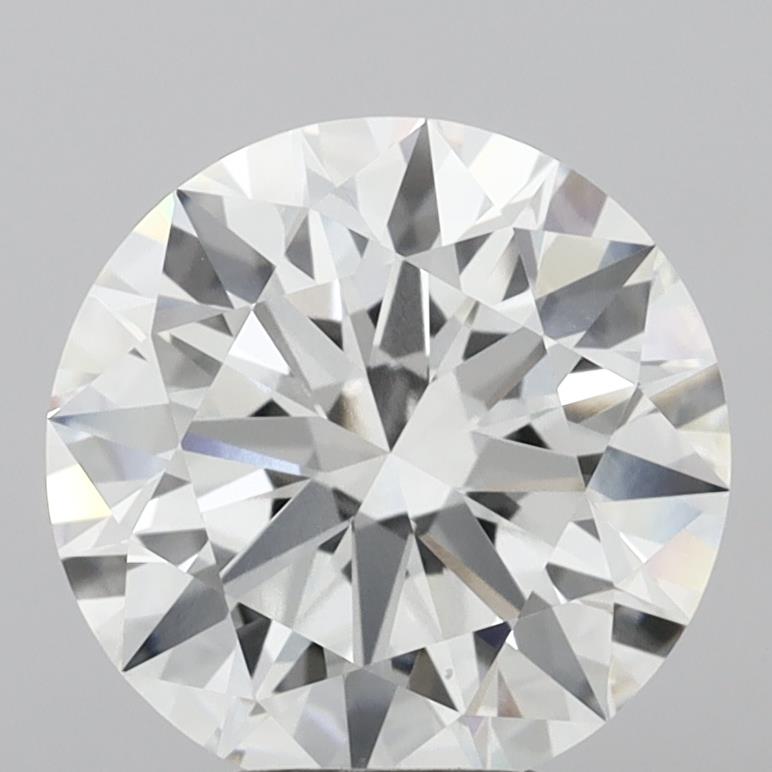 5.06 Carat Round Shaped, Ideal Cut, E Color, VVS2 Clarity, IGI Certified Lab Grown Diamond