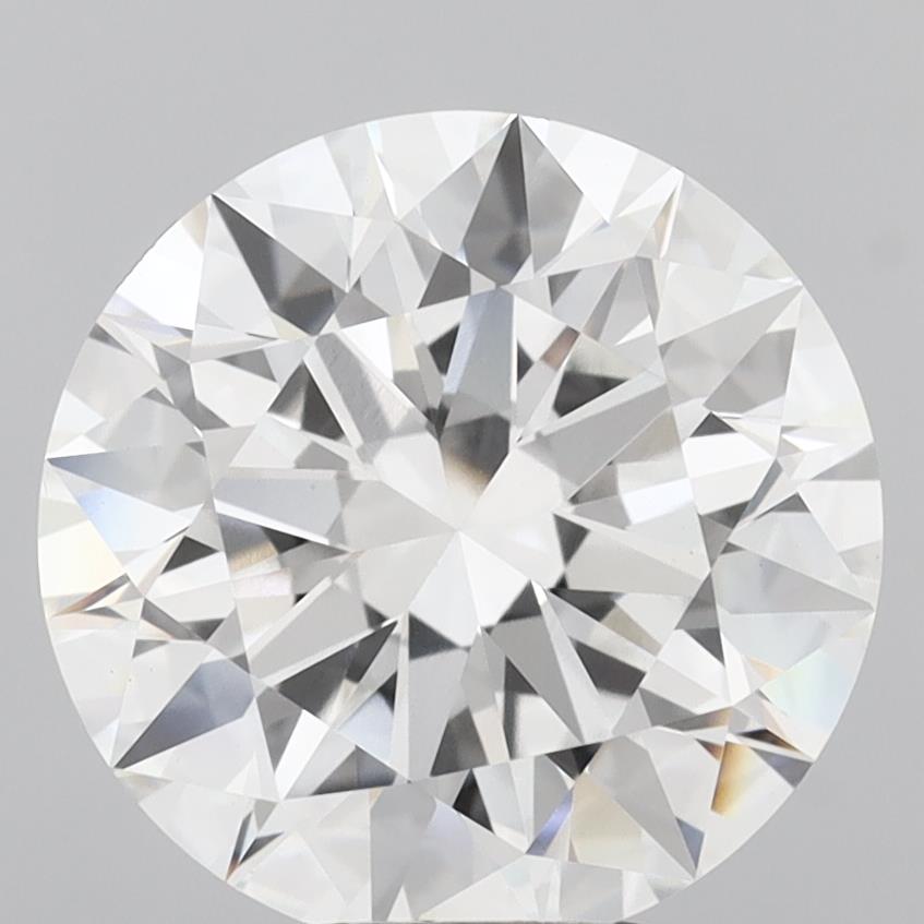 5.00 Carat Round Shaped, Ideal Cut, F Color, VVS2 Clarity, IGI Certified Lab Grown Diamond