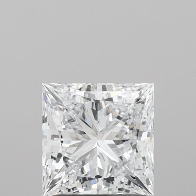 1.51 Carat Princess Shaped, Ideal Cut, F Color, VVS1 Clarity, IGI Certified Lab Grown Diamond