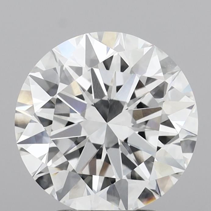 3.44 Carat Round Shaped, Excellent Cut, E Color, VVS2 Clarity, IGI Certified Lab Grown Diamond