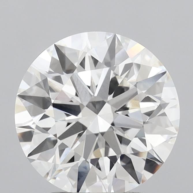2.82 Carat Round Shaped, Ideal Cut, G Color, VVS2 Clarity, IGI Certified Lab Grown Diamond
