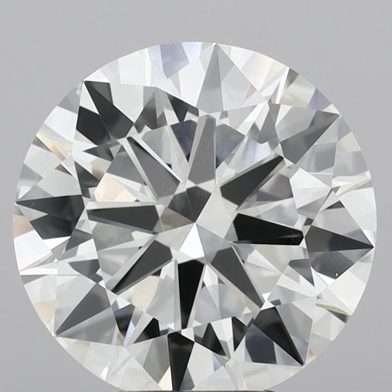 5.49 Carat Round Shaped, Ideal Cut, G Color, VVS2 Clarity, IGI Certified Lab Grown Diamond