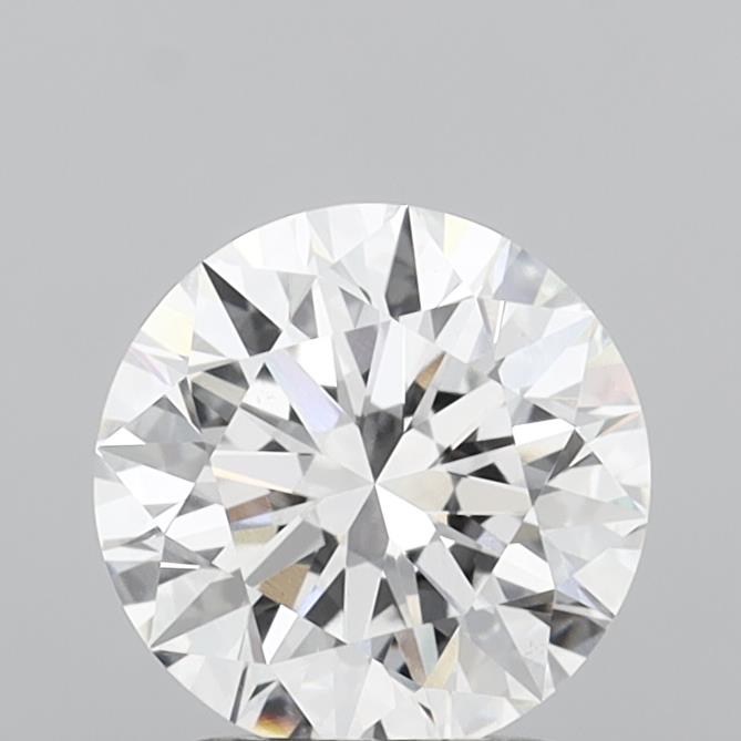 2.02 Carat Round Shaped, Ideal Cut, E Color, VVS2 Clarity, IGI Certified Lab Grown Diamond
