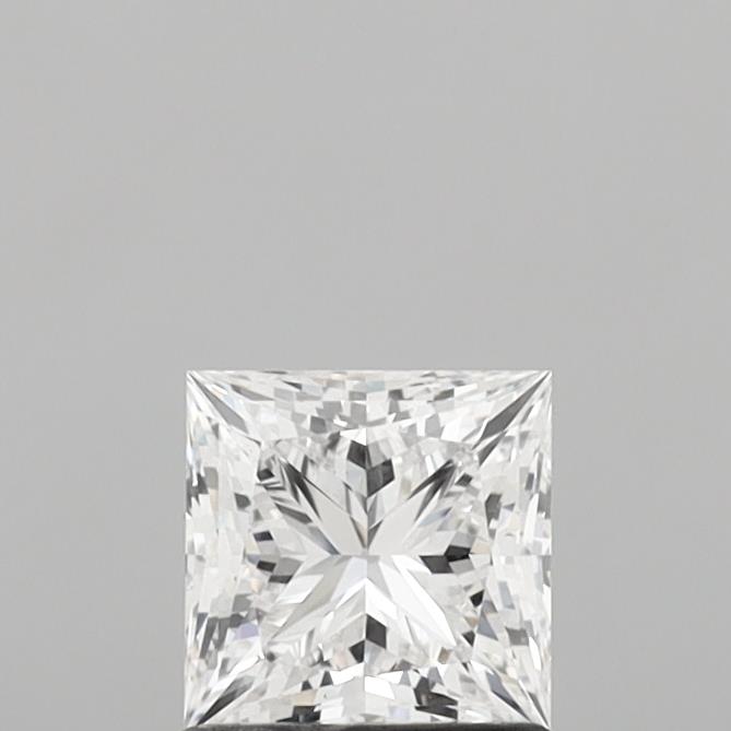 1.01 Carat Princess Shaped, Ideal Cut, D Color, VS2 Clarity, IGI Certified Lab Grown Diamond