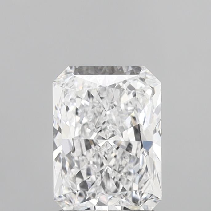 1.49 Carat Radiant Shaped, Ideal Cut, D Color, IF Clarity, IGI Certified Lab Grown Diamond