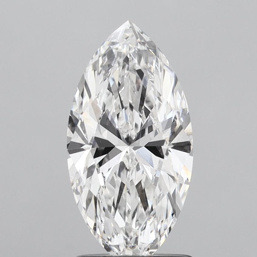 1.58 Carat Marquise Shaped, Ideal Cut, E Color, VVS1 Clarity, IGI Certified Lab Grown Diamond