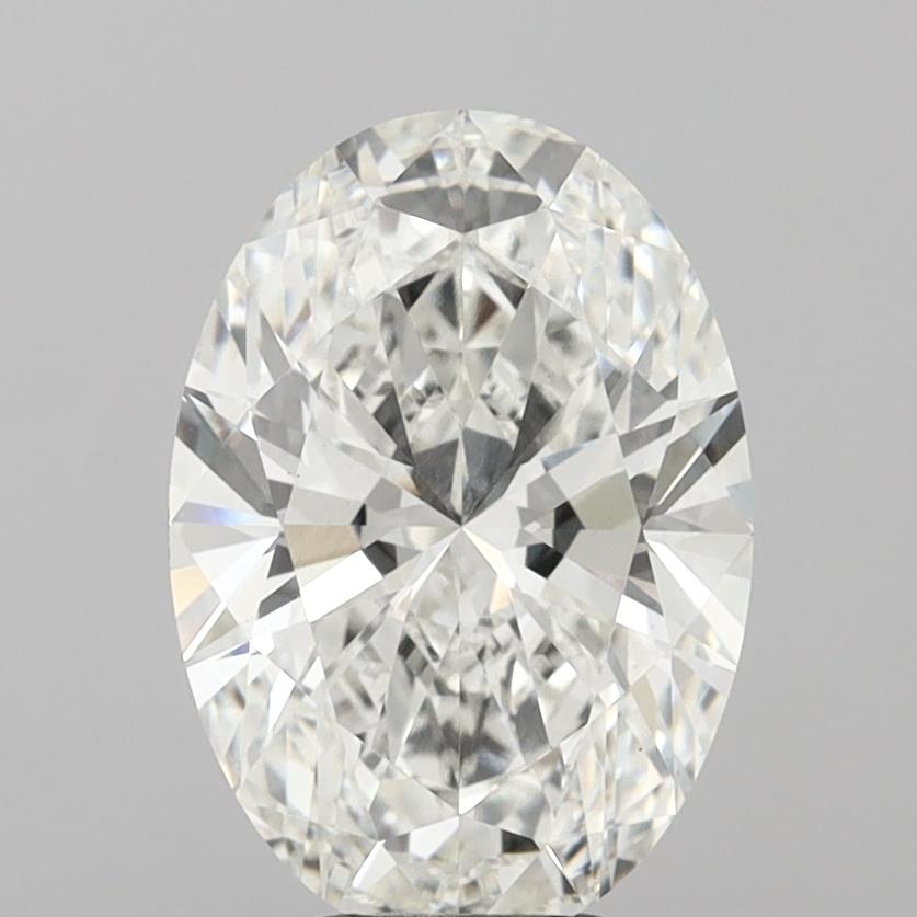 6.02 Carat Oval Shaped, Ideal Cut, G Color, VVS2 Clarity, IGI Certified Lab Grown Diamond