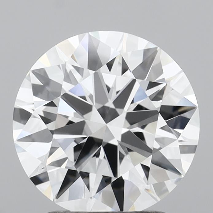 2.11 Carat Round Shaped, Excellent Cut, D Color, VVS2 Clarity, IGI Certified Lab Grown Diamond