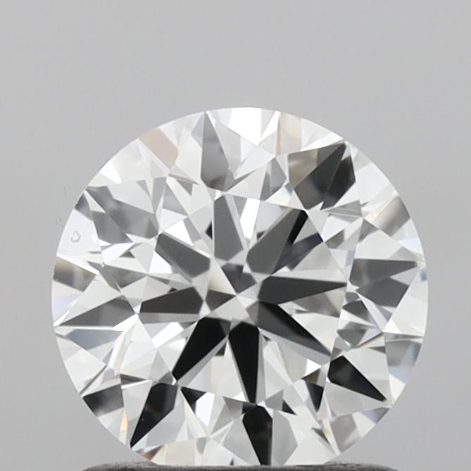 1.02 Carat Round Shaped, Ideal Cut, D Color, VS2 Clarity, IGI Certified Lab Grown Diamond