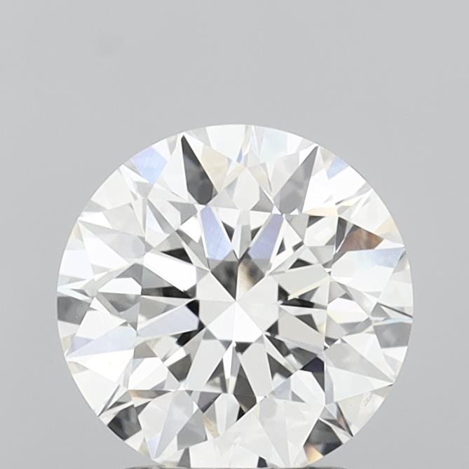 2.08 Carat Round Shaped, Excellent Cut, G Color, VVS2 Clarity, IGI Certified Lab Grown Diamond