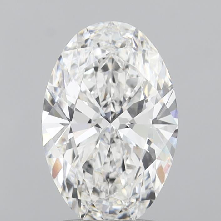 2.07 Carat Oval Shaped, Ideal Cut, E Color, VVS1 Clarity, IGI Certified Lab Grown Diamond