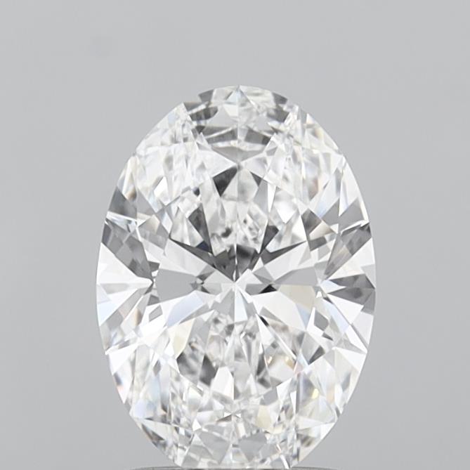 1.41 Carat Oval Shaped, Ideal Cut, D Color, VS1 Clarity, IGI Certified Lab Grown Diamond