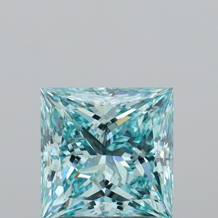 1.93 Carat Princess Shaped, Excellent Cut, VVS2 Clarity, IGI Certified Lab Grown Diamond