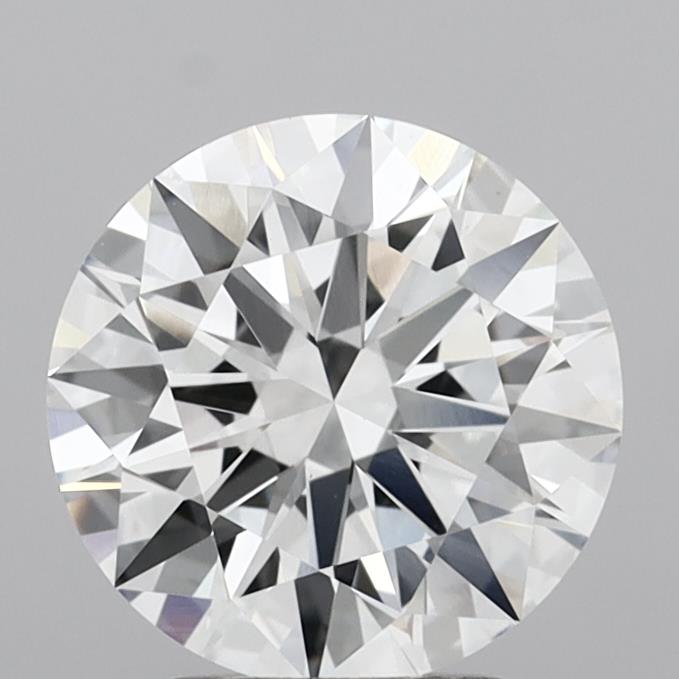 2.87 Carat Round Shaped, Excellent Cut, E Color, VVS2 Clarity, IGI Certified Lab Grown Diamond