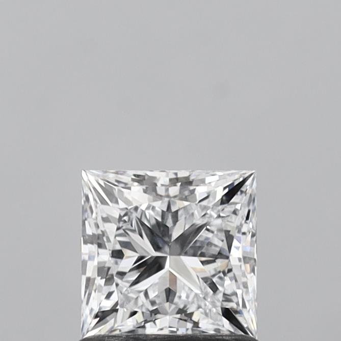 1.00 Carat Princess Shaped, Ideal Cut, E Color, VVS1 Clarity, IGI Certified Lab Grown Diamond